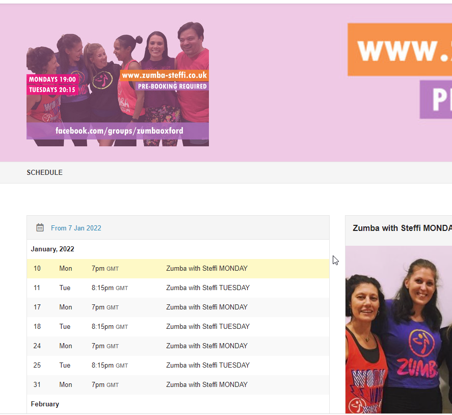 New online Booking System!